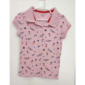 TOMMY HILFIGER Girls 4-5 Pink Shirt